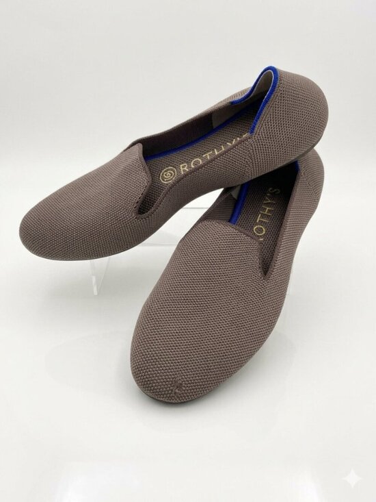Rothy's Shoes - ROTHYS Sparrow Brown Lounge Loafer Flats Shoes Women's 6/6.5